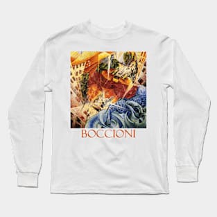 Simultaneous Visions (1912) by Umberto Boccioni Long Sleeve T-Shirt